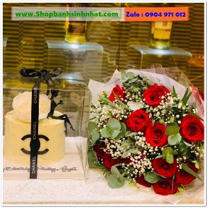 Combo Bánh Kem & Hoa Tươi - MM119